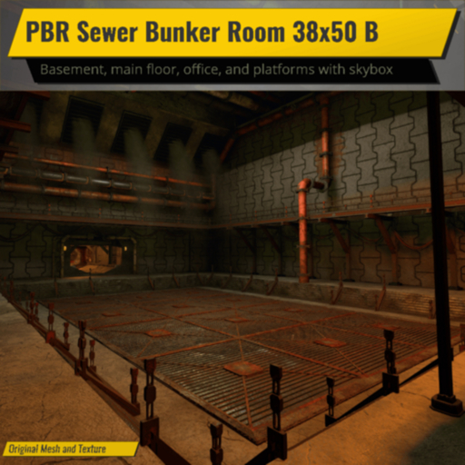 PBR Sewer Bunker Room 38x50 B